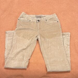 Arizona Jean Company Women's Beige Corduroy Jeans